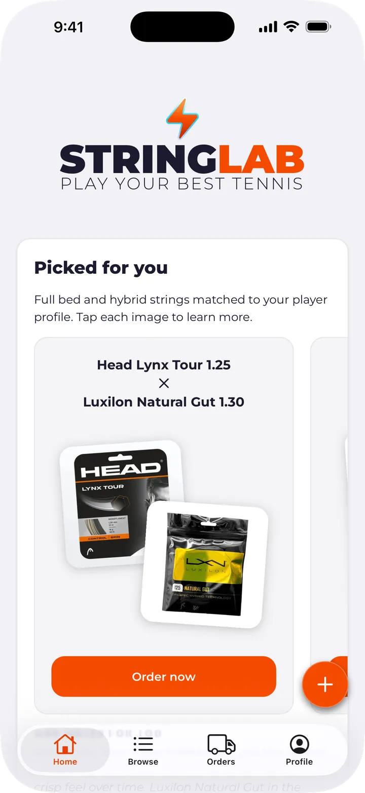 Strings matched to your game.
