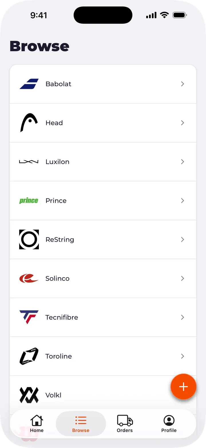 A curated string catalogue.